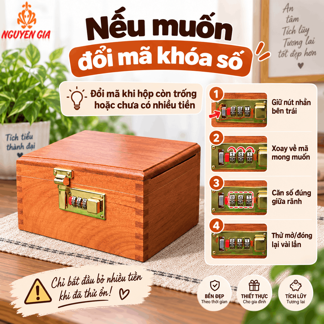 Mới Nhận Hộp Đựng Tiền: N&ecirc;n Kiểm Tra V&agrave; Bắt Đầu D&ugrave;ng Thế N&agrave;o?