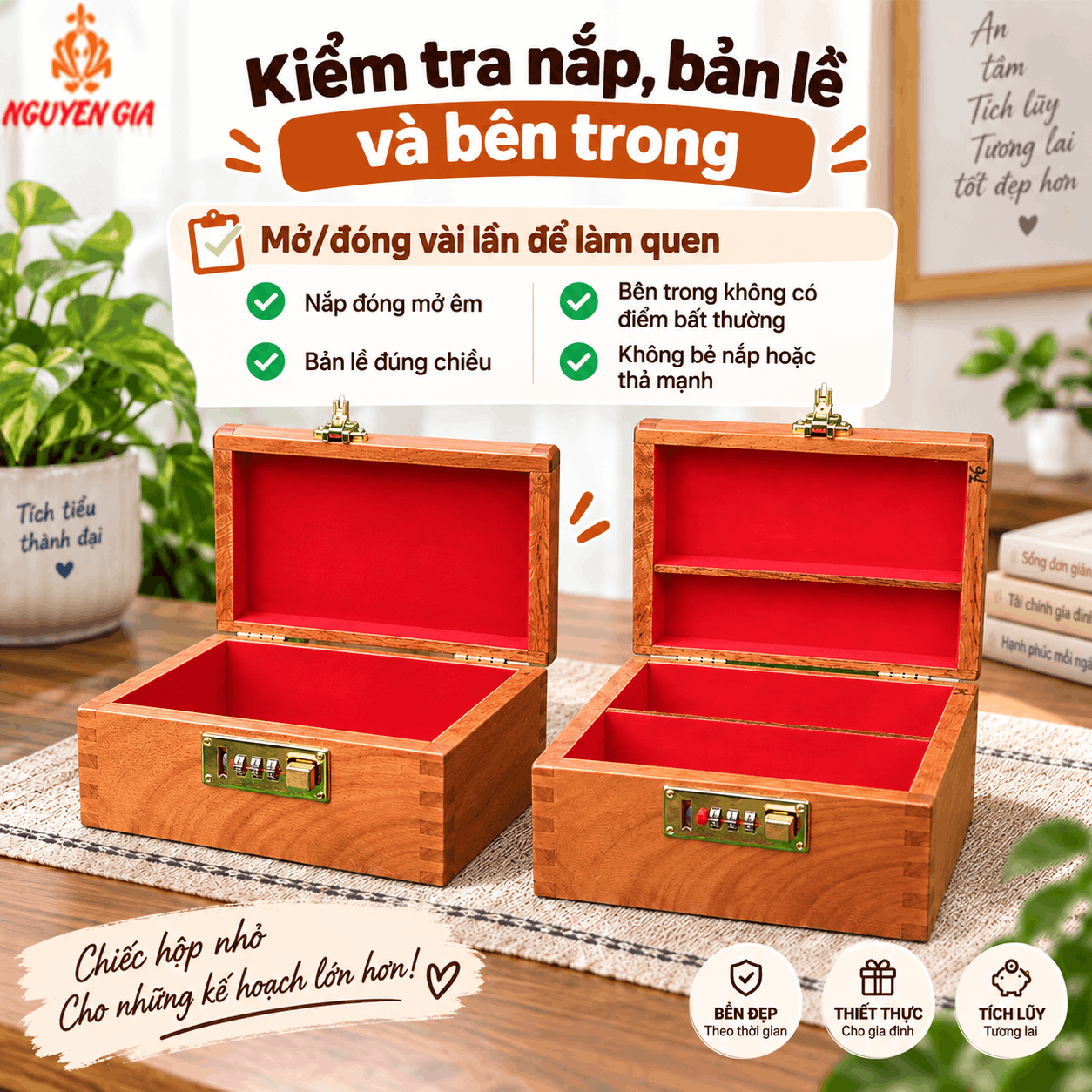 Mới Nhận Hộp Đựng Tiền: N&ecirc;n Kiểm Tra V&agrave; Bắt Đầu D&ugrave;ng Thế N&agrave;o?