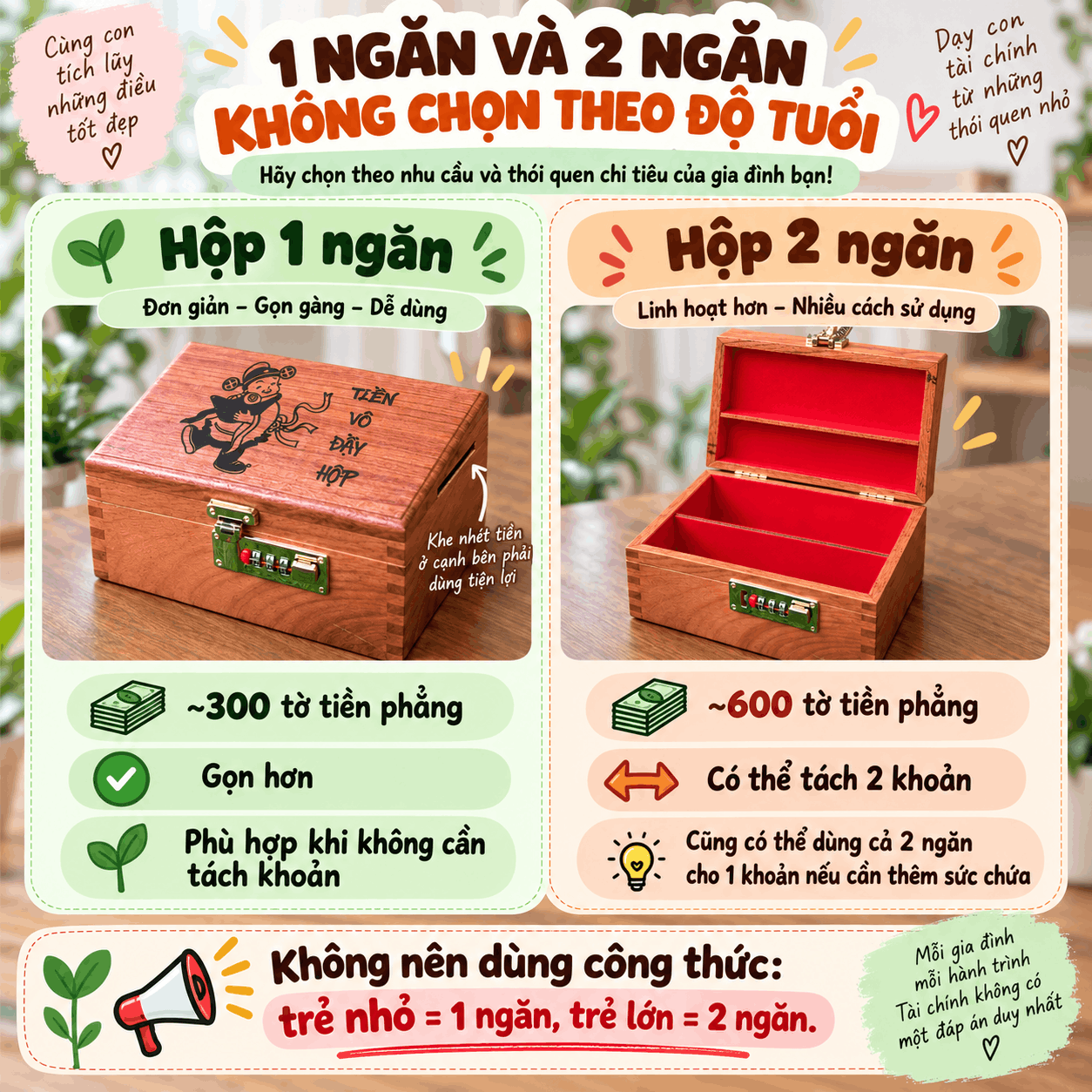 Mua Hộp Tiết Kiệm Cho Con Rồi N&ecirc;n Dạy Con D&ugrave;ng Thế N&agrave;o?