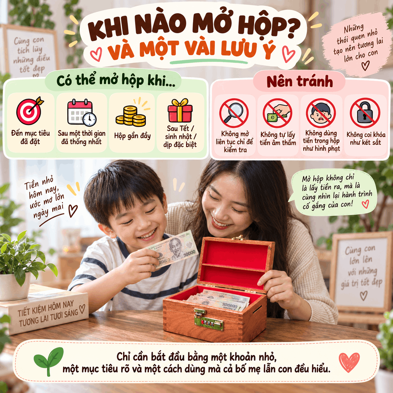 Mua Hộp Tiết Kiệm Cho Con Rồi N&ecirc;n Dạy Con D&ugrave;ng Thế N&agrave;o?