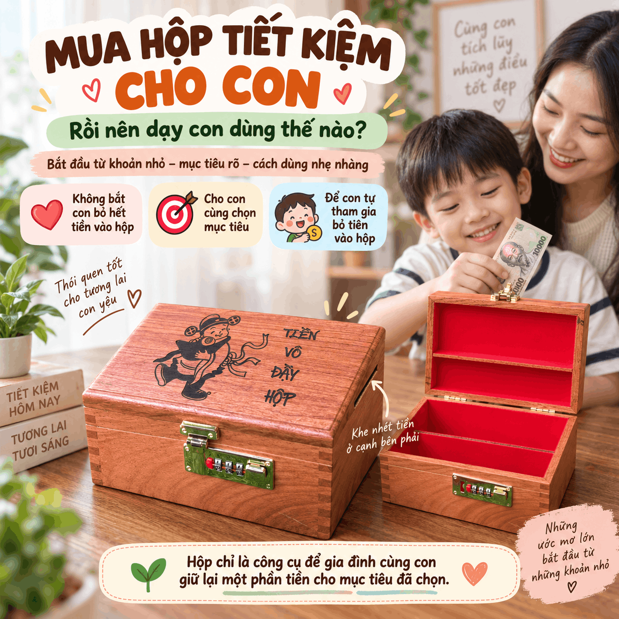 Mua Hộp Tiết Kiệm Cho Con Rồi N&ecirc;n Dạy Con D&ugrave;ng Thế N&agrave;o?