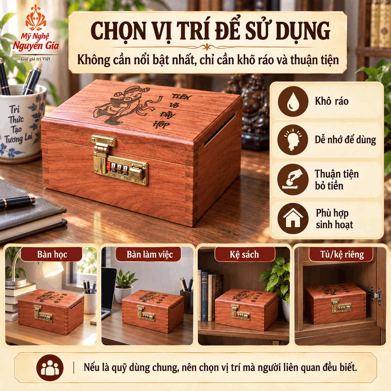 Sau Khi Mua Hộp Đựng Tiền N&ecirc;n D&ugrave;ng Thế N&agrave;o?