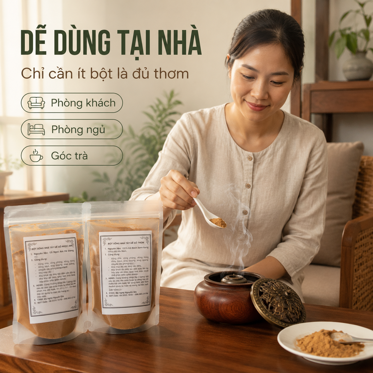Bột X&ocirc;ng Nh&agrave; B&aacute;ch Xanh Hay Ngọc Am Tốt Hơn? N&ecirc;n Chọn Loại N&agrave;o?