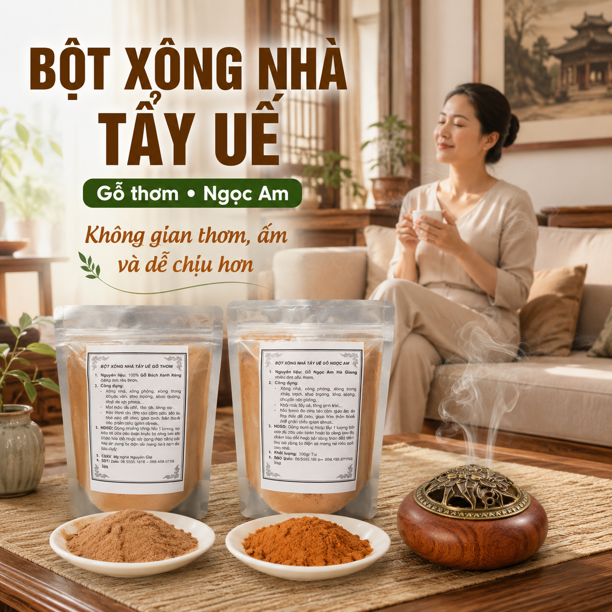 Bột X&ocirc;ng Nh&agrave; B&aacute;ch Xanh Hay Ngọc Am Tốt Hơn? N&ecirc;n Chọn Loại N&agrave;o?