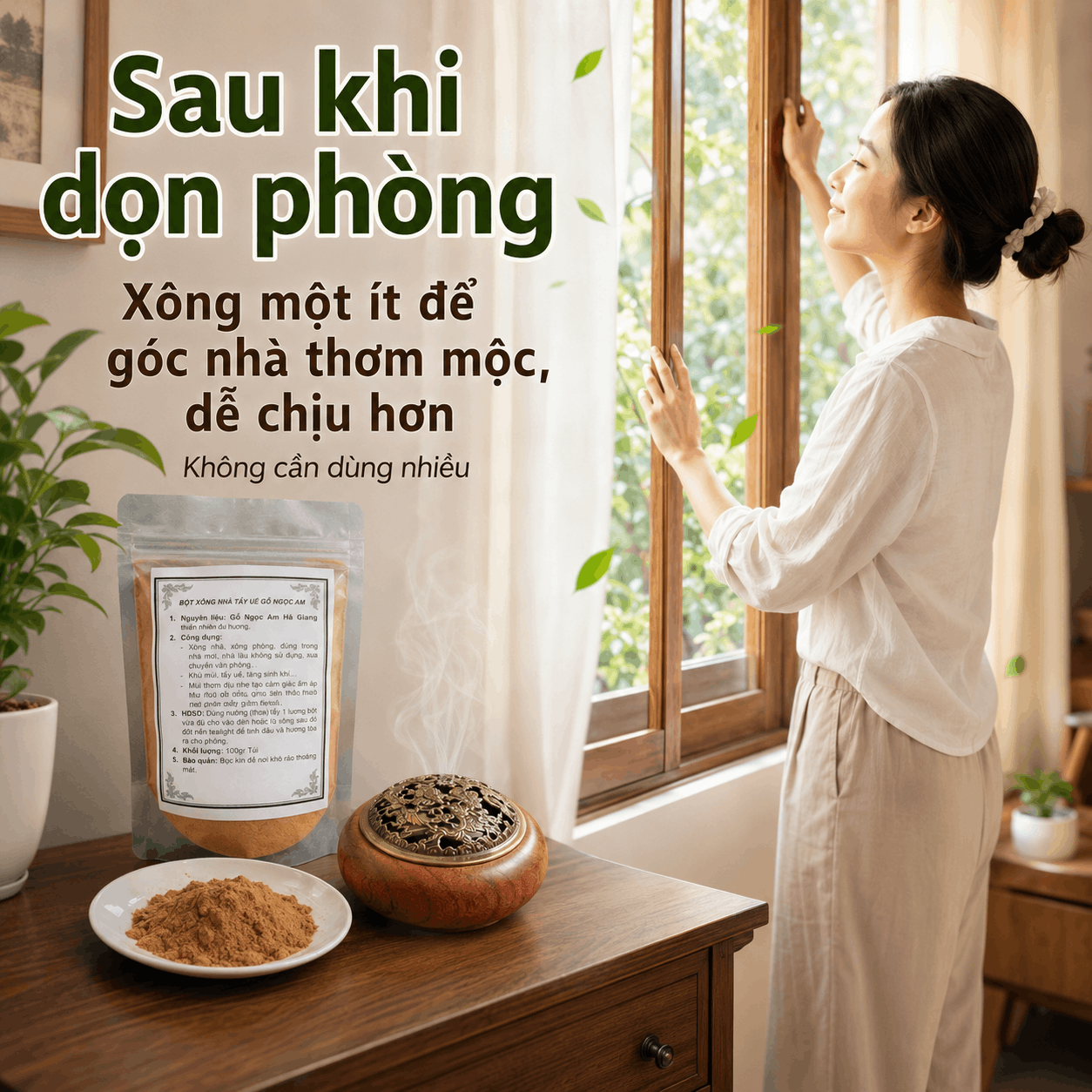 Bột X&ocirc;ng Gỗ N&ecirc;n D&ugrave;ng L&uacute;c N&agrave;o, Ở Đ&acirc;u Trong Nh&agrave; Để Kh&ocirc;ng Gian Dễ Chịu Hơn?