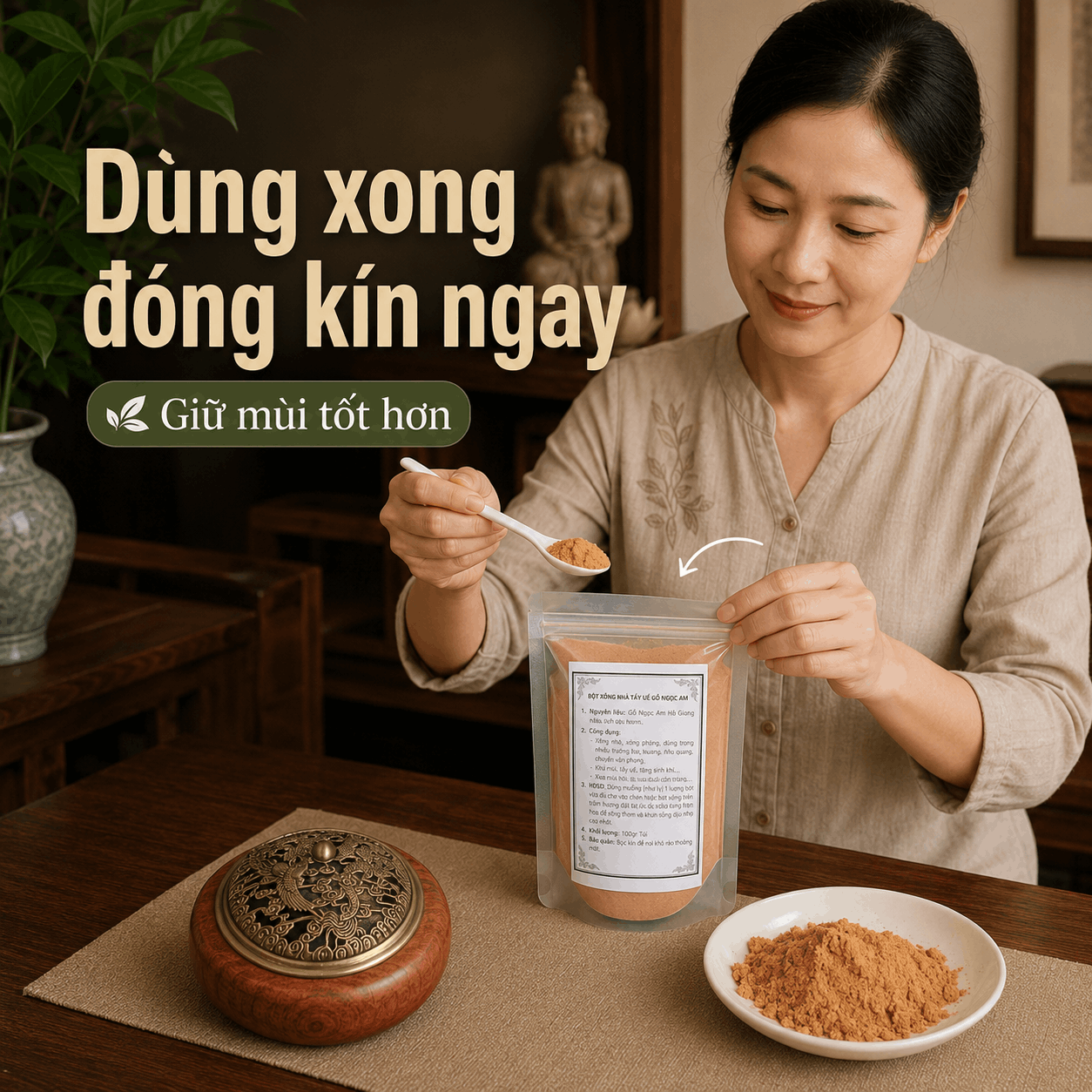 C&aacute;ch Bảo Quản Bột X&ocirc;ng Gỗ Để Giữ M&ugrave;i Tự Nhi&ecirc;n V&agrave; Tr&aacute;nh Ẩm