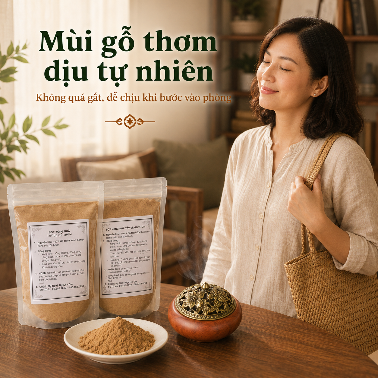 C&aacute;ch X&ocirc;ng Nh&agrave; Bằng Bột B&aacute;ch Xanh Đ&uacute;ng C&aacute;ch, Thơm Dịu V&agrave; Dễ D&ugrave;ng Hằng Ng&agrave;y