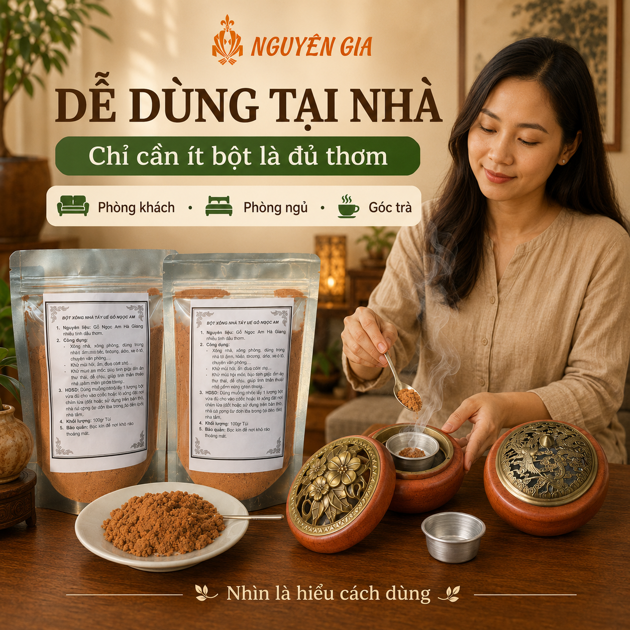 C&aacute;ch X&ocirc;ng Nh&agrave; Bằng Bột Ngọc Am Đ&uacute;ng C&aacute;ch, Thơm L&acirc;u V&agrave; An To&agrave;n