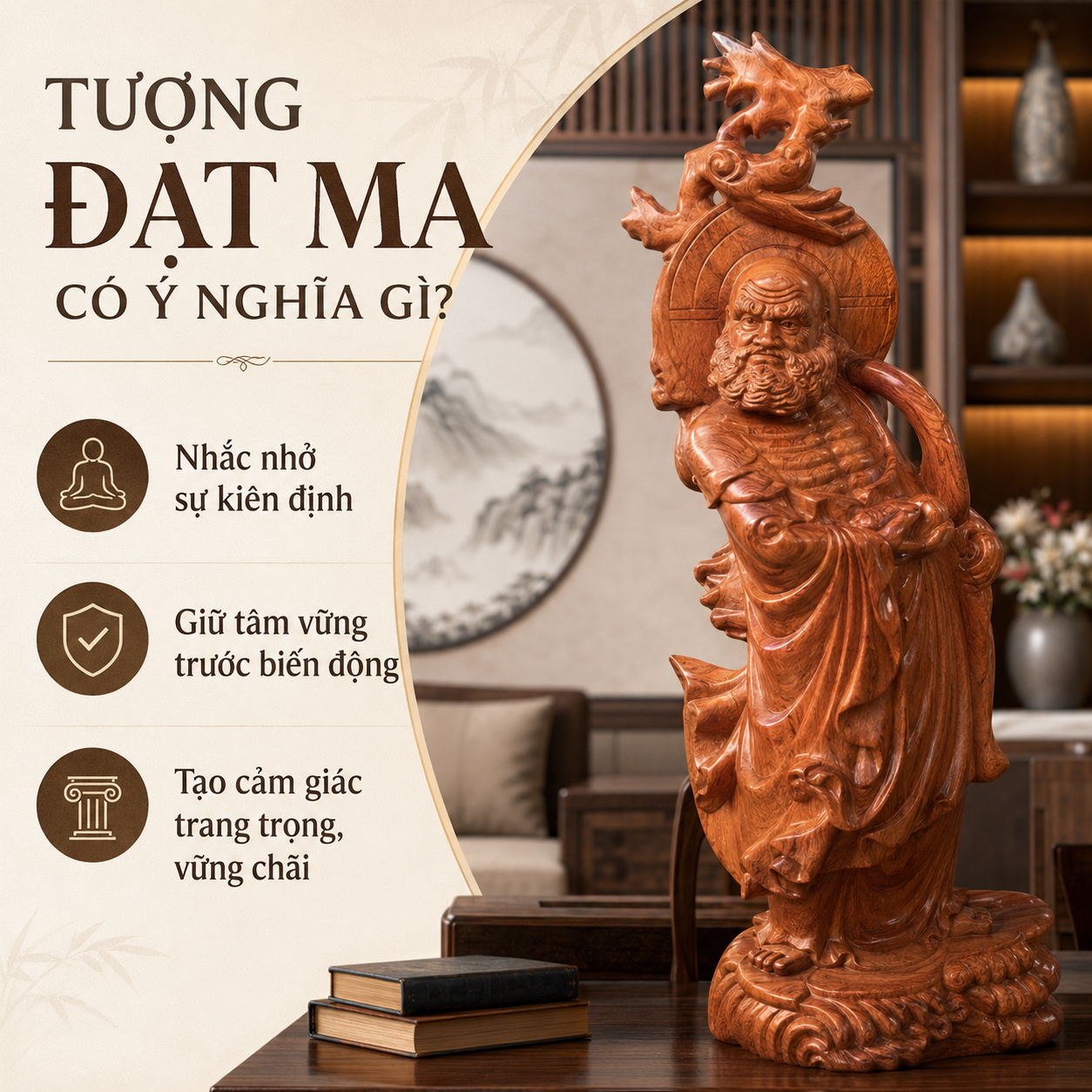 C&oacute; N&ecirc;n Chơi Tượng Đạt Ma Kh&ocirc;ng? &Yacute; Nghĩa, C&aacute;ch Đặt V&agrave; Lưu &Yacute;