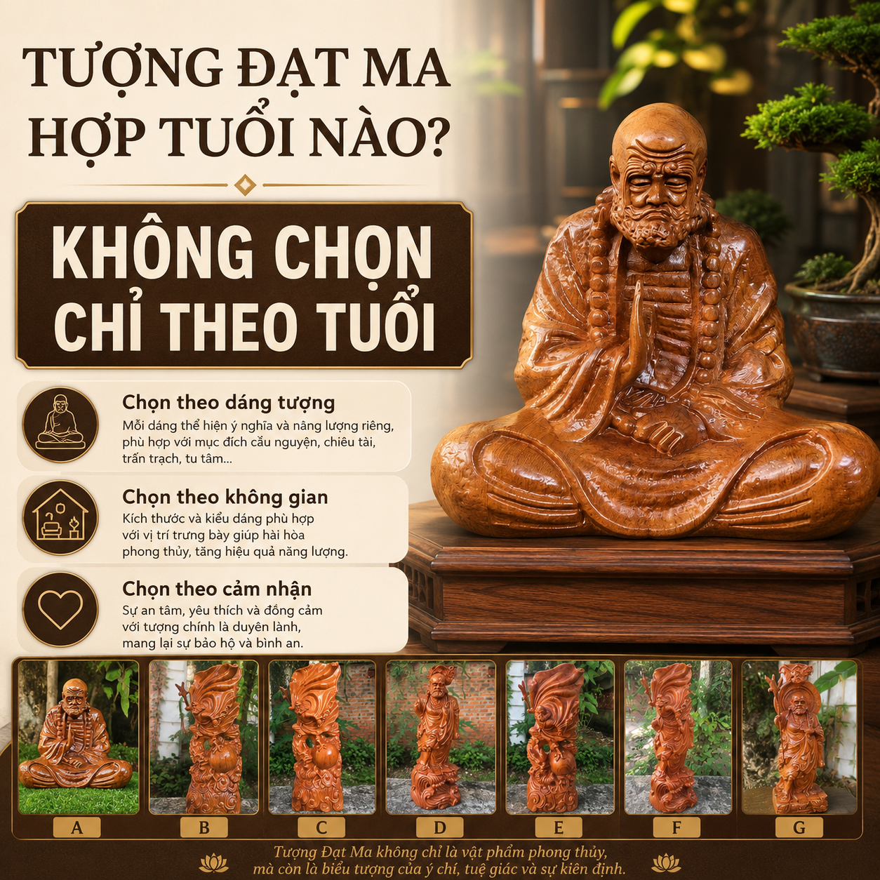 C&oacute; N&ecirc;n Chơi Tượng Đạt Ma Kh&ocirc;ng? &Yacute; Nghĩa, C&aacute;ch Đặt V&agrave; Lưu &Yacute;