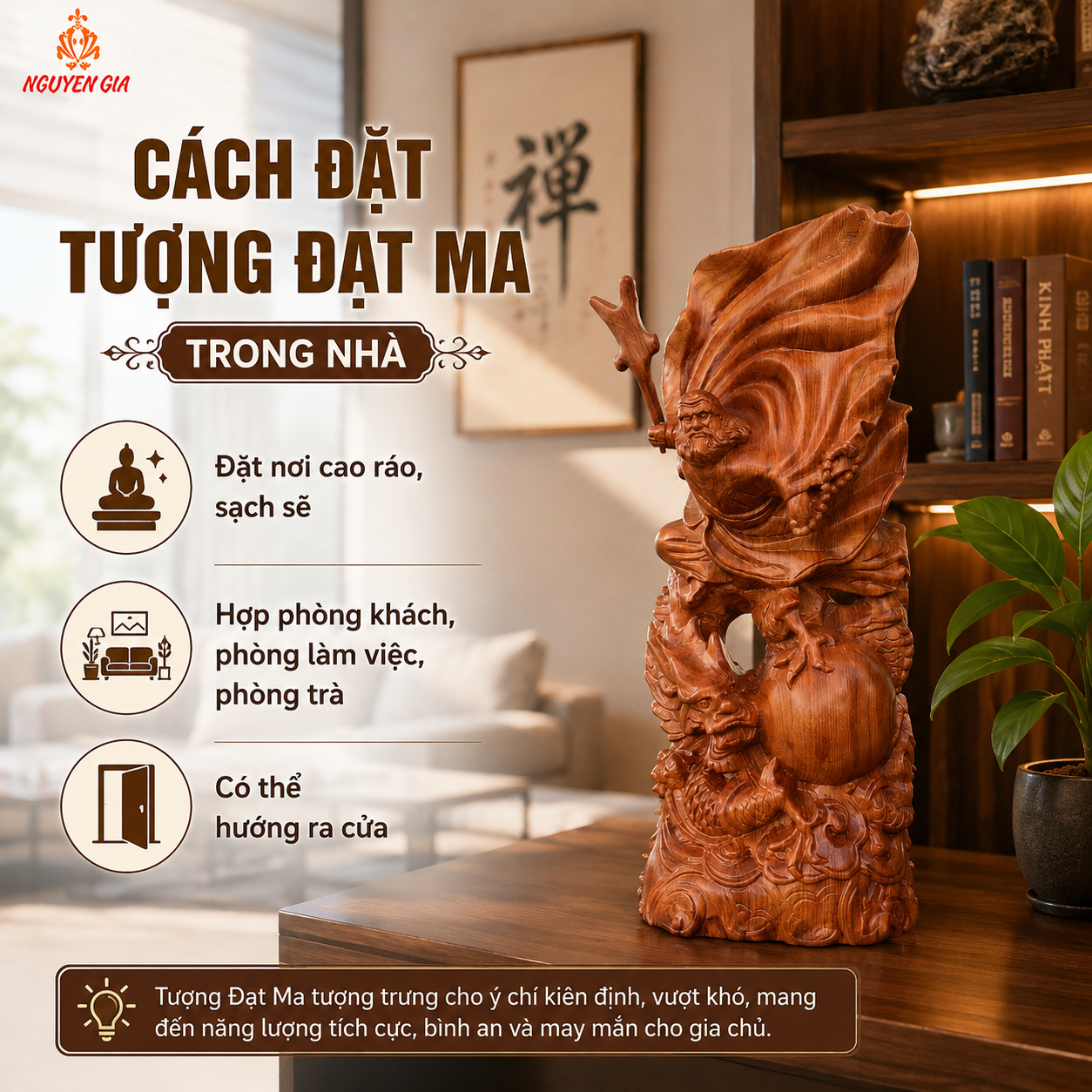 C&oacute; N&ecirc;n Chơi Tượng Đạt Ma Kh&ocirc;ng? &Yacute; Nghĩa, C&aacute;ch Đặt V&agrave; Lưu &Yacute;
