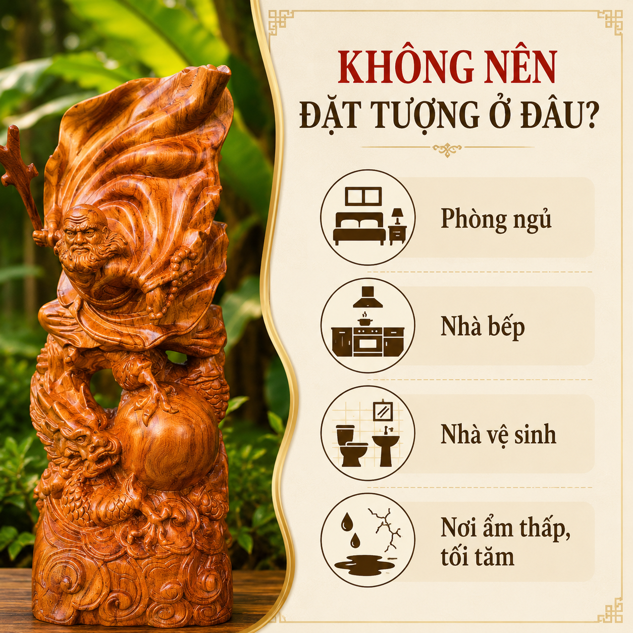 C&oacute; N&ecirc;n Chơi Tượng Đạt Ma Kh&ocirc;ng? &Yacute; Nghĩa, C&aacute;ch Đặt V&agrave; Lưu &Yacute;