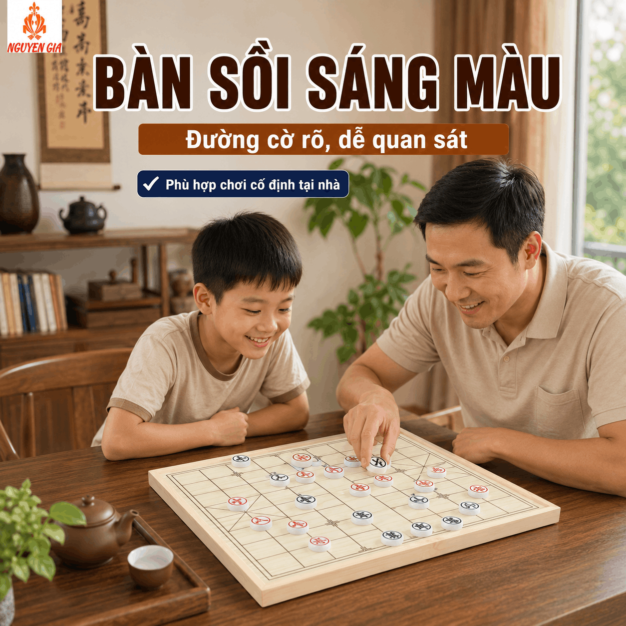 Các Mẫu Bàn Cờ Tướng Đẹp: Chọn Theo Cách Dùng Và Không Gian
