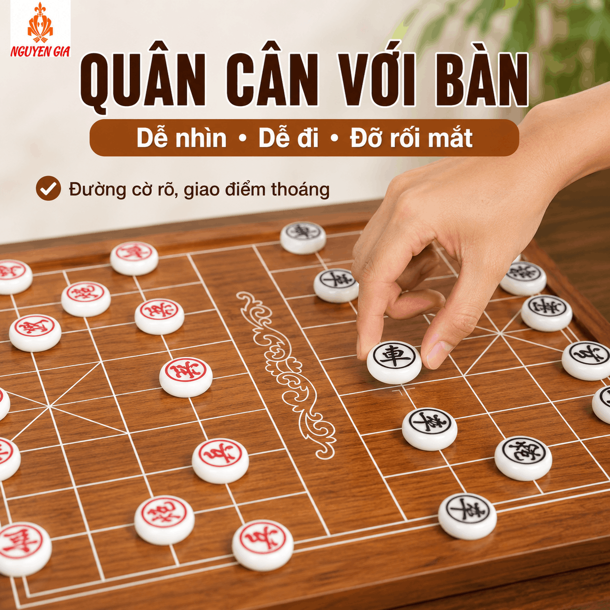 Các Mẫu Bàn Cờ Tướng Đẹp: Chọn Theo Cách Dùng Và Không Gian