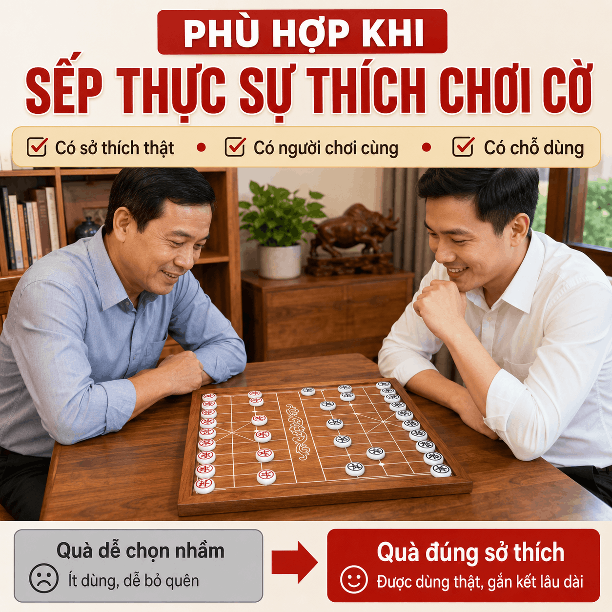 Tặng Sếp Bộ Cờ Tướng Có Phù Hợp Không?
