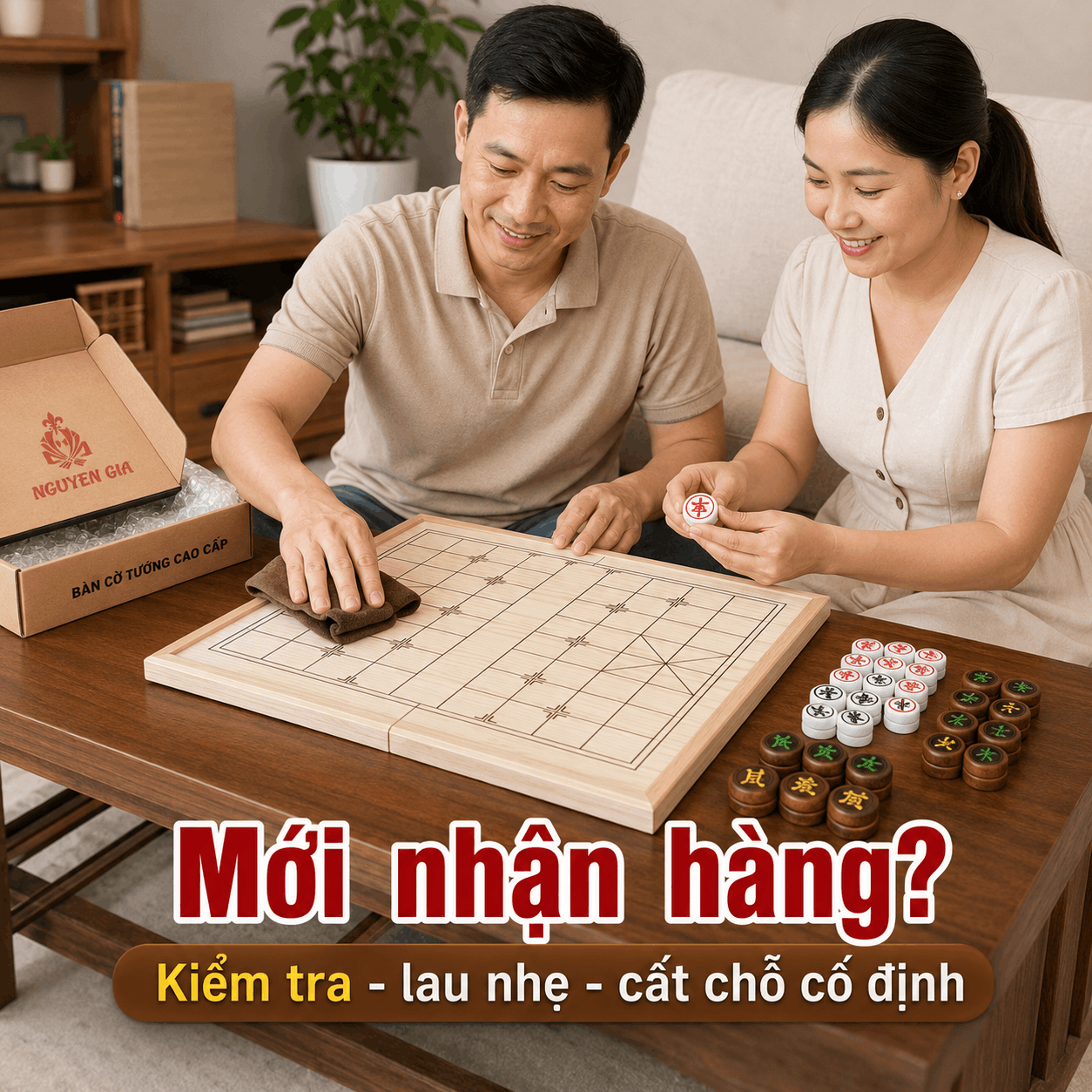 C&aacute;ch Bảo Quản B&agrave;n Cờ Tướng V&agrave; Qu&acirc;n Cờ Sau Khi Mua