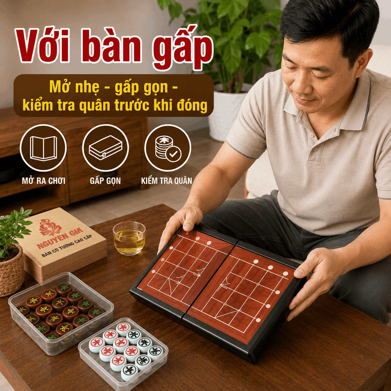 C&aacute;ch Bảo Quản B&agrave;n Cờ Tướng V&agrave; Qu&acirc;n Cờ Sau Khi Mua