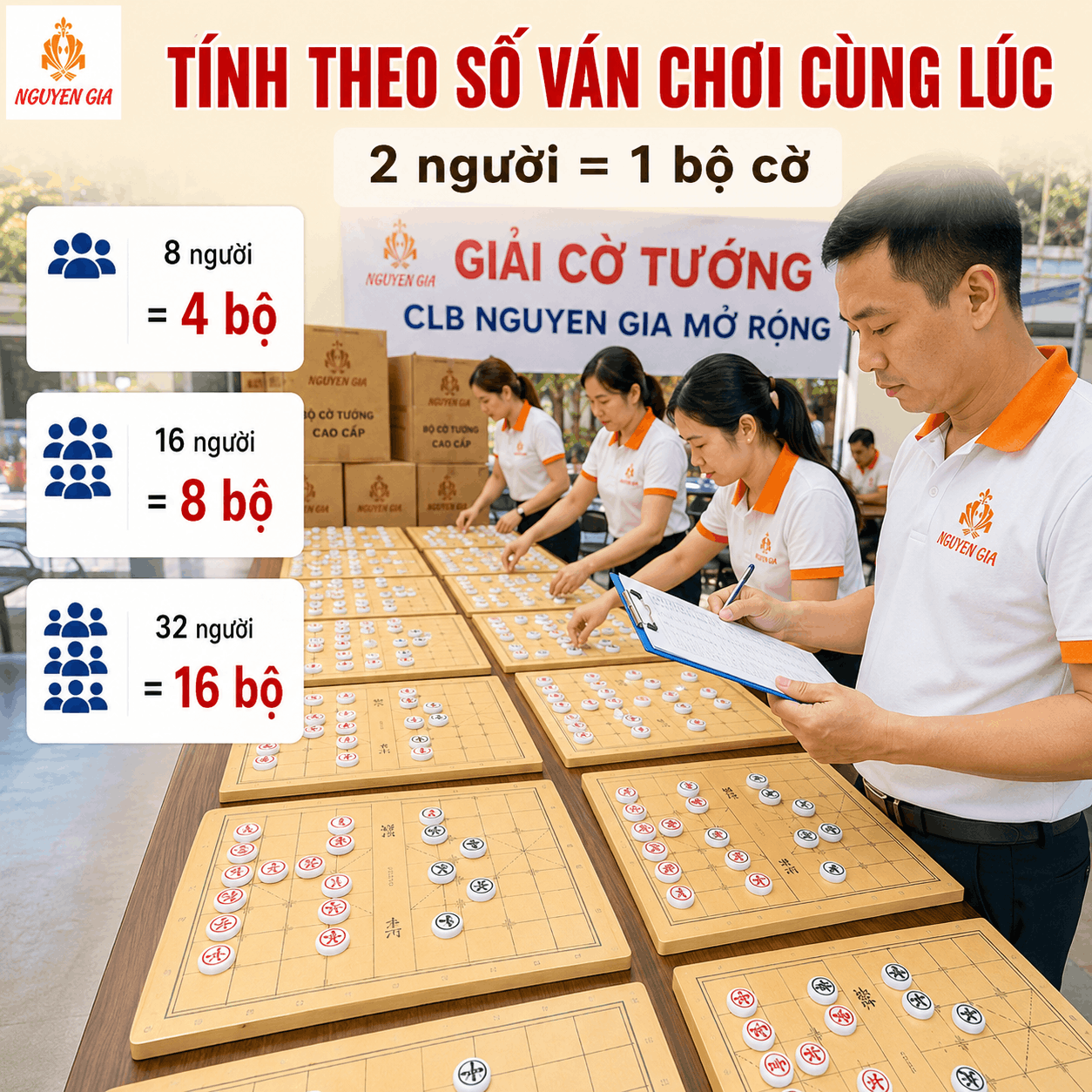Bộ Cờ Tướng Cho C&acirc;u Lạc Bộ, Giải Đấu N&ecirc;n Chọn Thế N&agrave;o?
