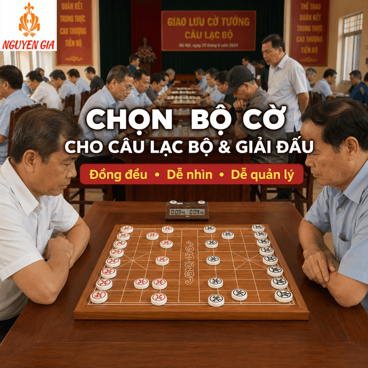 Bộ Cờ Tướng Cho C&acirc;u Lạc Bộ, Giải Đấu N&ecirc;n Chọn Thế N&agrave;o?