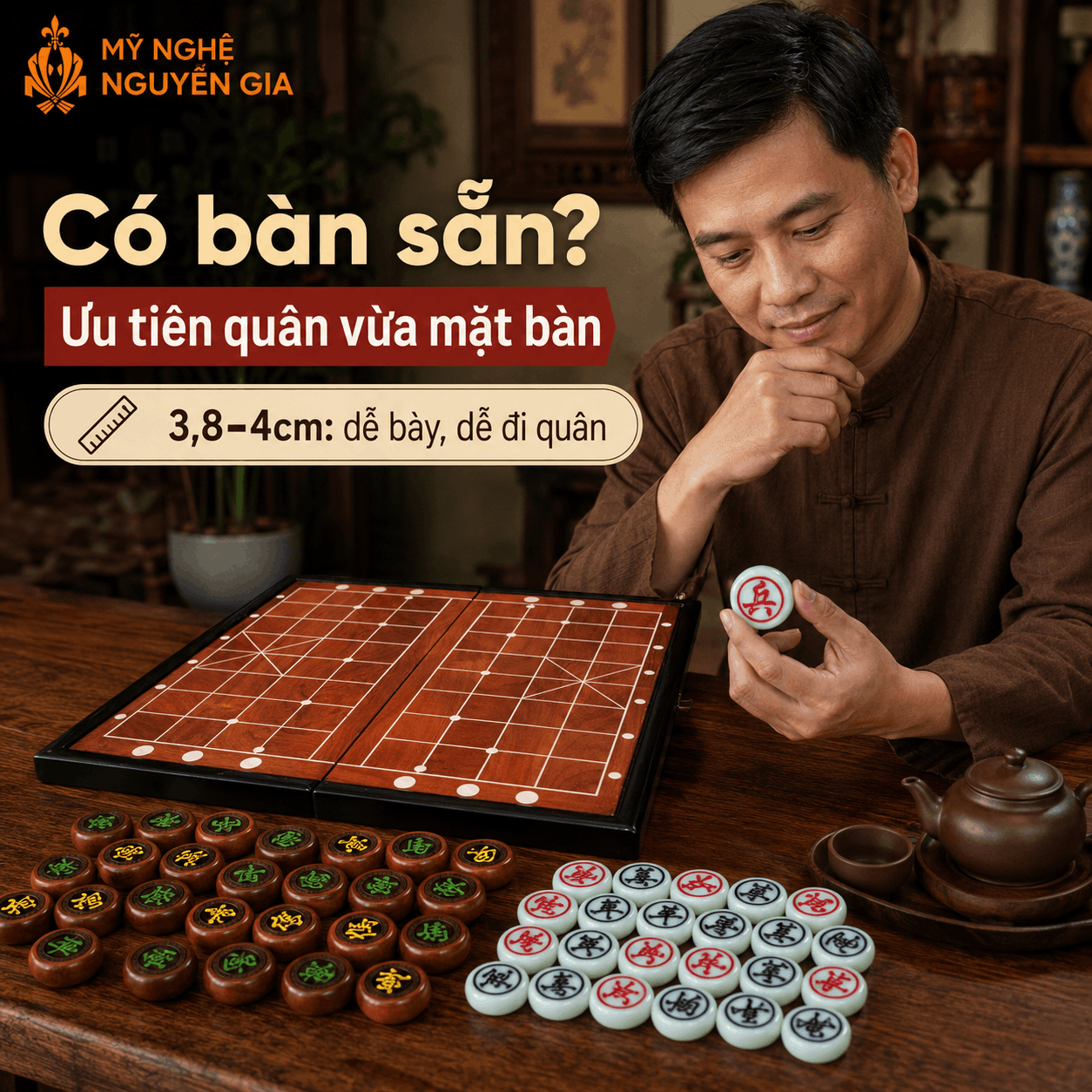 Đ&atilde; C&oacute; B&agrave;n Hoặc Qu&acirc;n Cờ Tướng, Chọn Phần C&ograve;n Lại Thế N&agrave;o Cho Hợp?