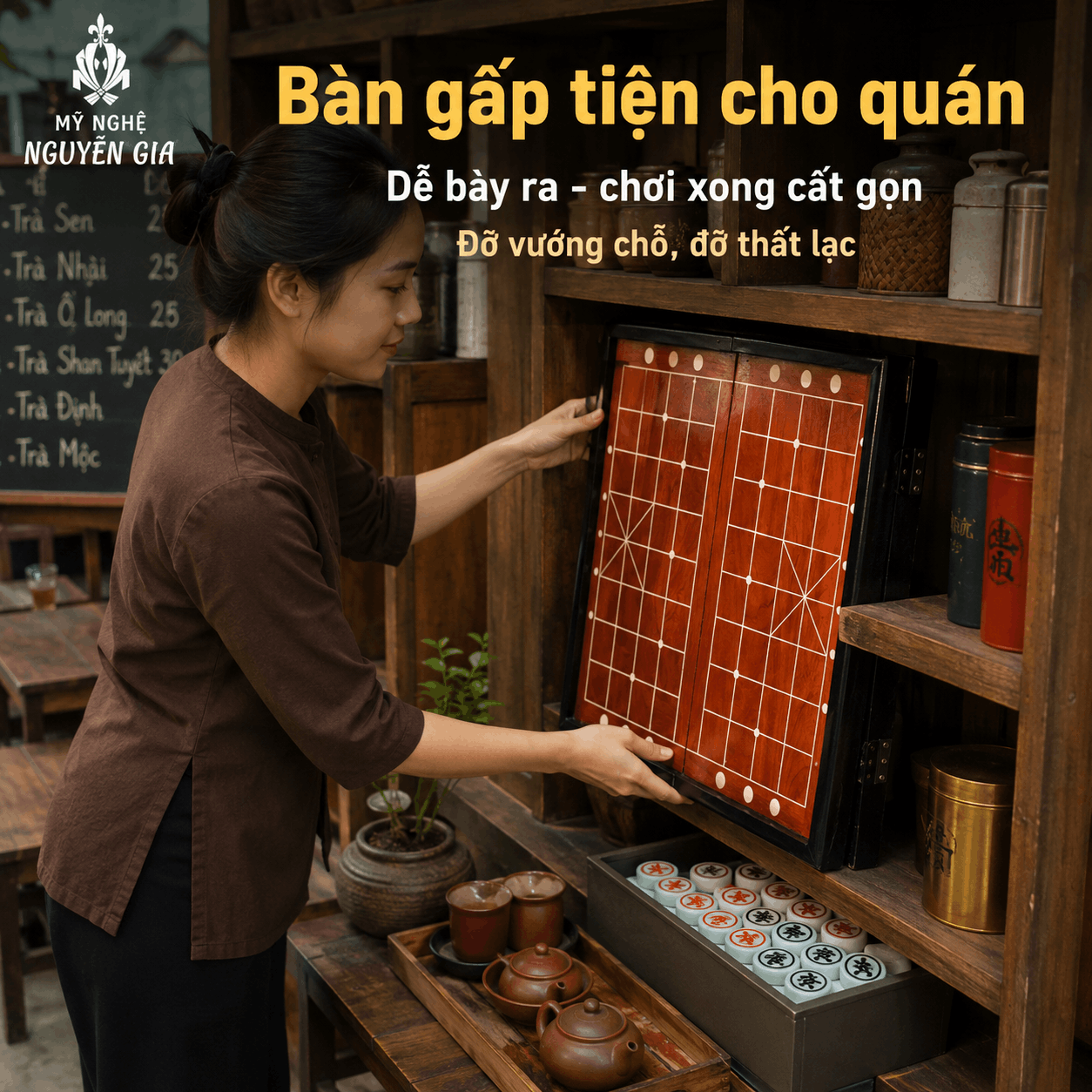 Cờ Tướng Cho Qu&aacute;n Nước, Qu&aacute;n Tr&agrave;, C&acirc;u Lạc Bộ: Chọn V&agrave; Bảo Quản Thế N&agrave;o Cho Bền?