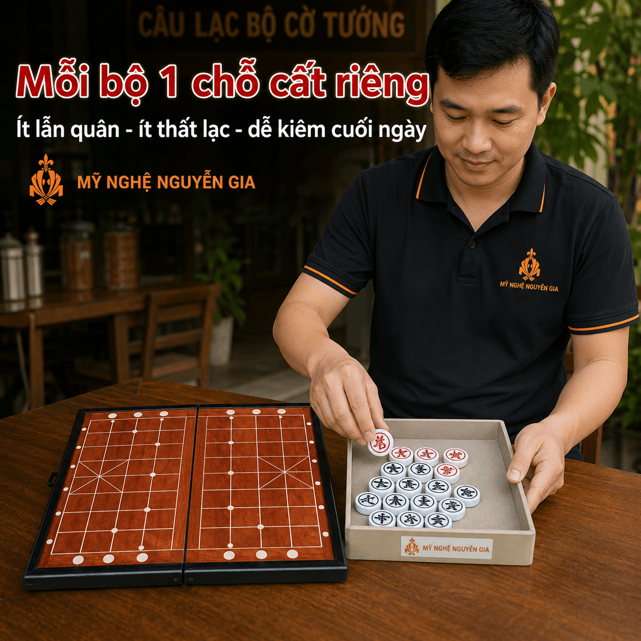 Cờ Tướng Cho Qu&aacute;n Nước, Qu&aacute;n Tr&agrave;, C&acirc;u Lạc Bộ: Chọn V&agrave; Bảo Quản Thế N&agrave;o Cho Bền?