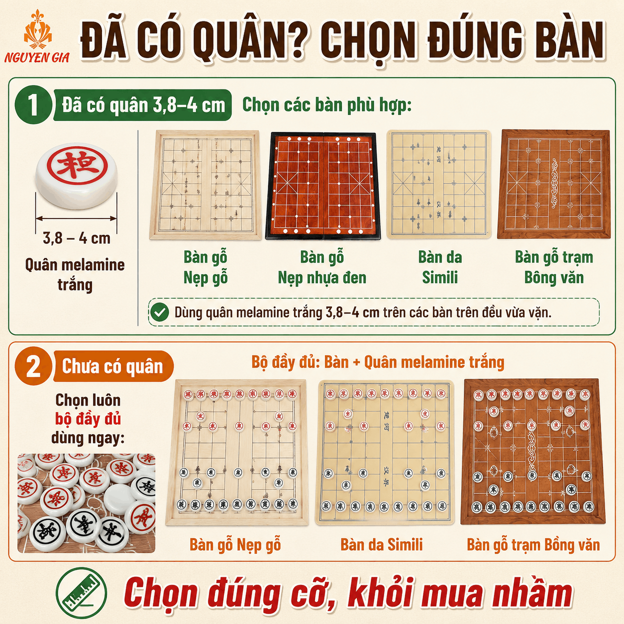 Gi&aacute; B&agrave;n Cờ Tướng Bao Nhi&ecirc;u? Chọn Theo Loại B&agrave;n V&agrave; Nhu Cầu