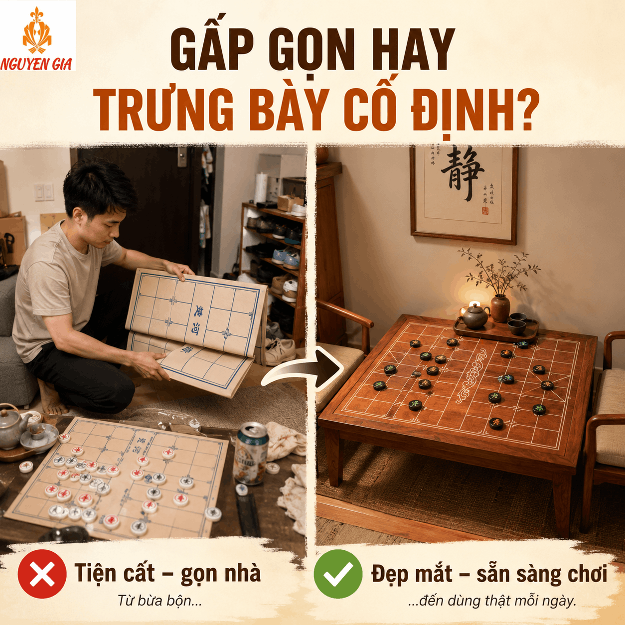 Gi&aacute; B&agrave;n Cờ Tướng Bao Nhi&ecirc;u? Chọn Theo Loại B&agrave;n V&agrave; Nhu Cầu