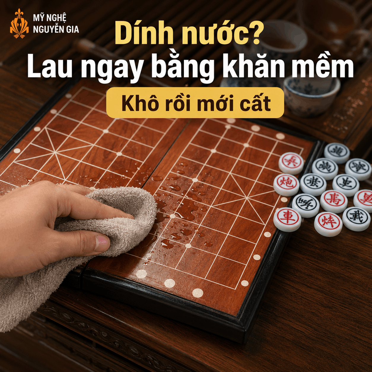 Sau Khi Mua B&agrave;n Cờ Tướng N&ecirc;n L&agrave;m G&igrave;? C&aacute;ch D&ugrave;ng V&agrave; Bảo Quản Để Bộ Cờ Bền Hơn
