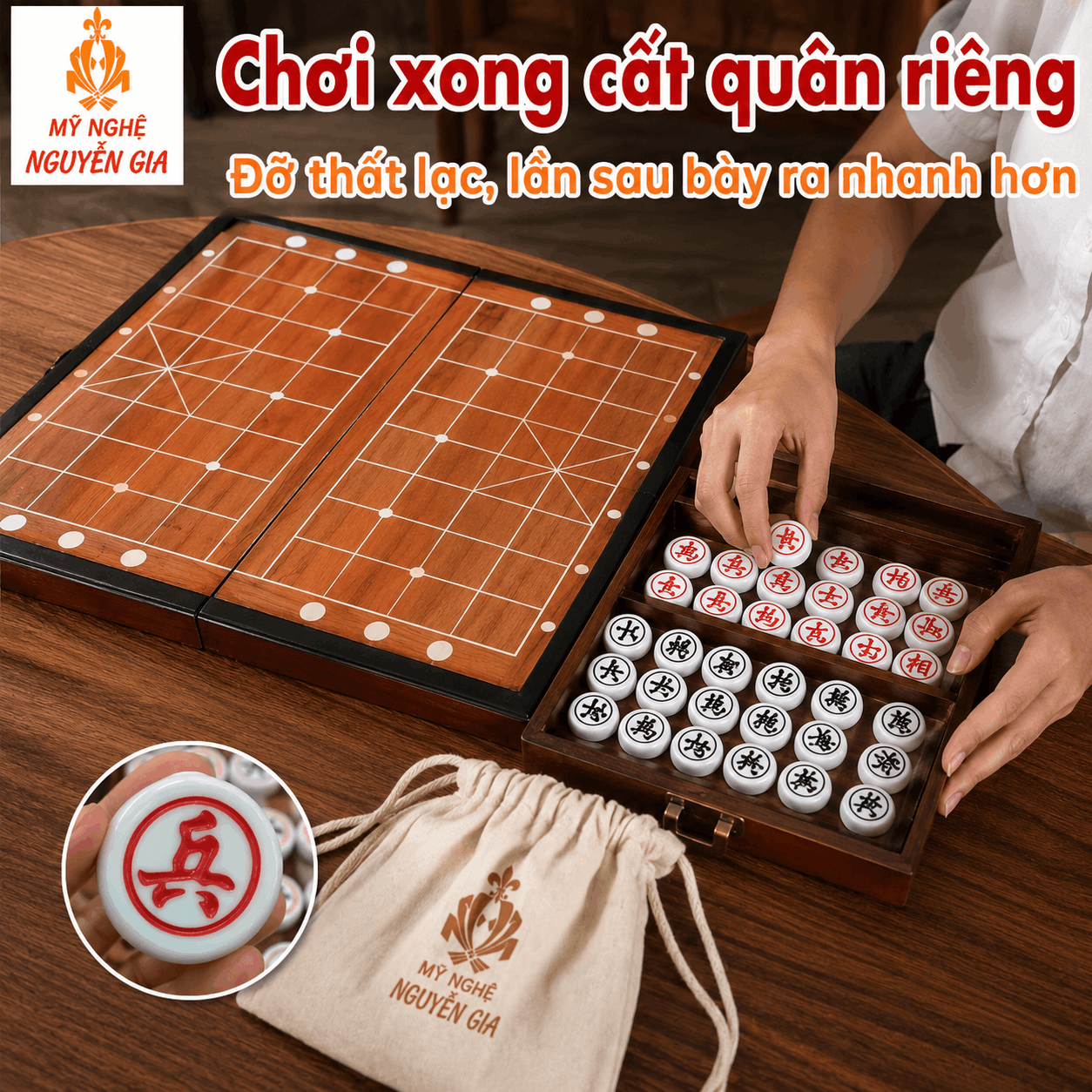 Sau Khi Mua B&agrave;n Cờ Tướng N&ecirc;n L&agrave;m G&igrave;? C&aacute;ch D&ugrave;ng V&agrave; Bảo Quản Để Bộ Cờ Bền Hơn