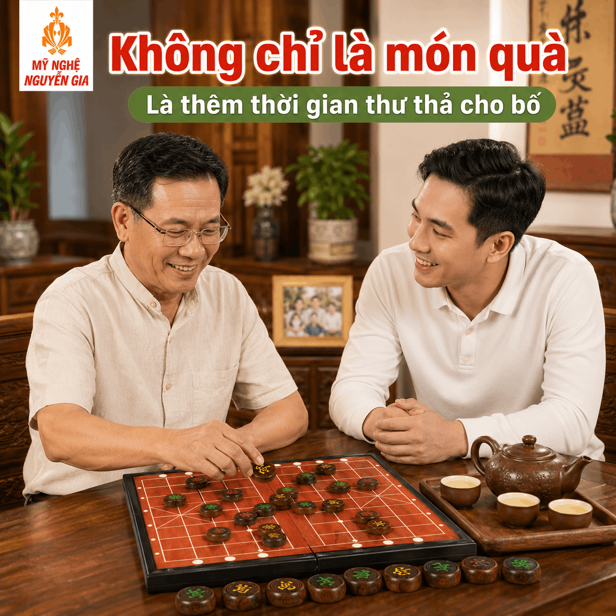 Tặng Bố Bộ Cờ Tướng Sao Cho &Yacute; Nghĩa? Gợi &Yacute; Sau Khi Mua Để M&oacute;n Qu&agrave; Được D&ugrave;ng Nhiều Hơn