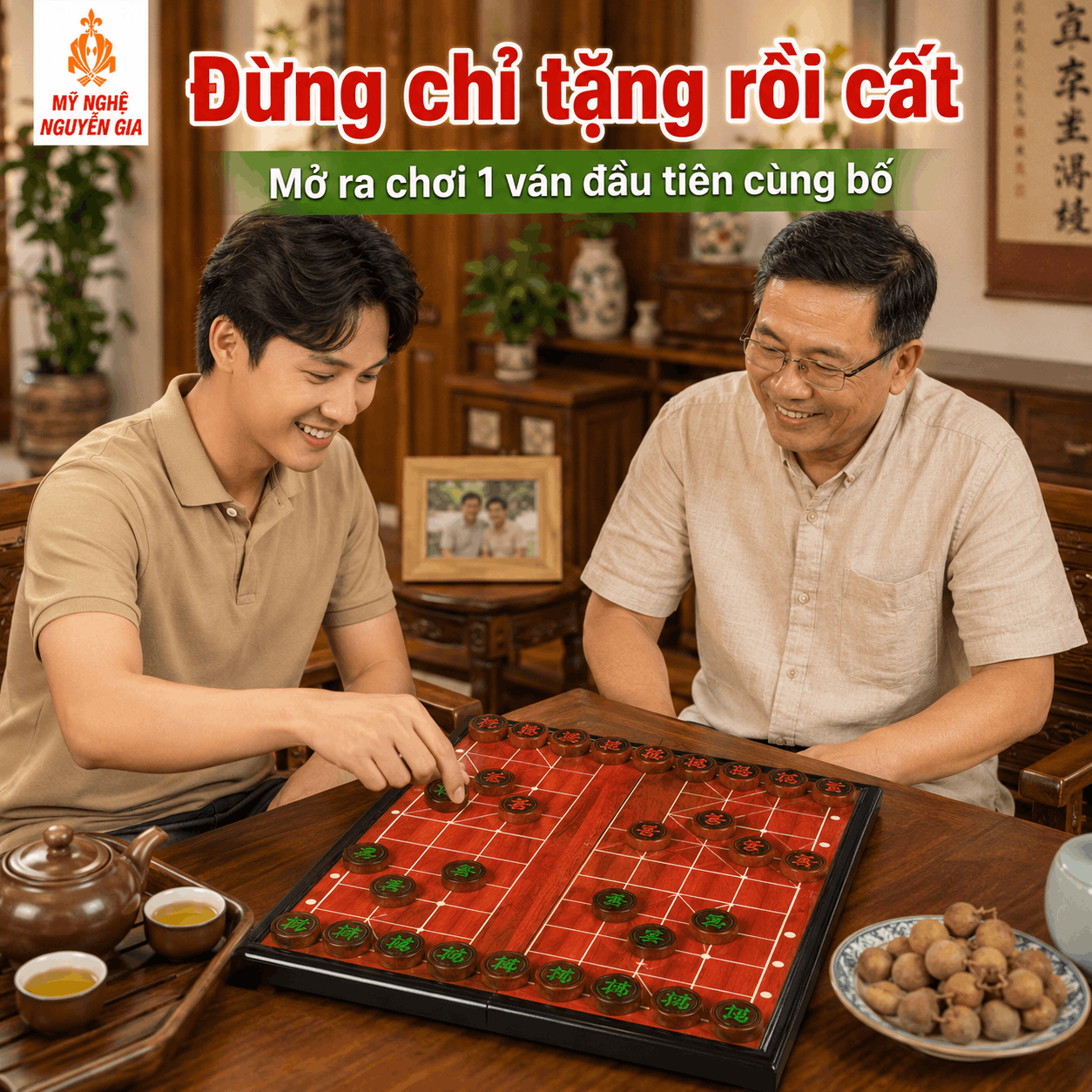 Tặng Bố Bộ Cờ Tướng Sao Cho &Yacute; Nghĩa? Gợi &Yacute; Sau Khi Mua Để M&oacute;n Qu&agrave; Được D&ugrave;ng Nhiều Hơn