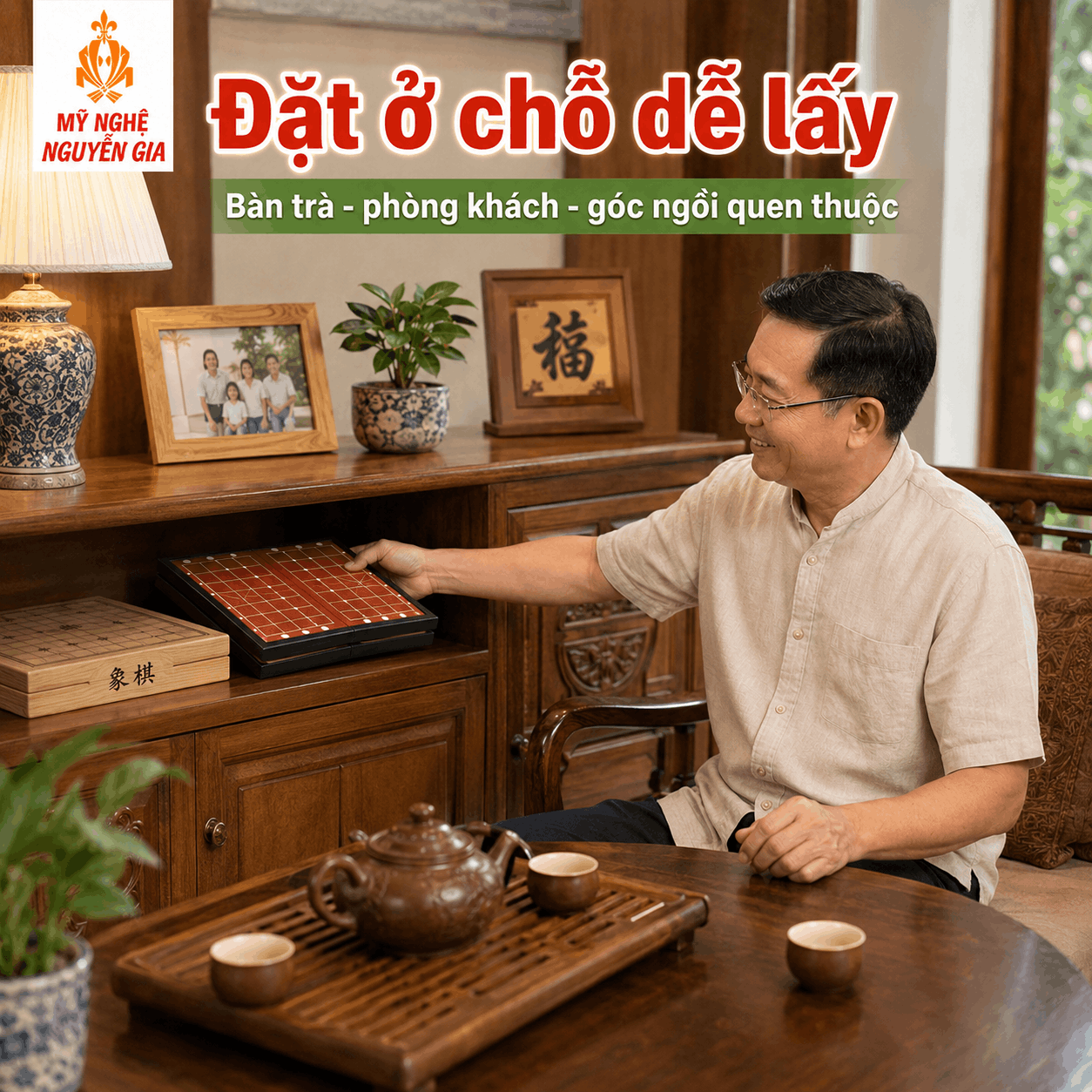 Tặng Bố Bộ Cờ Tướng Sao Cho &Yacute; Nghĩa? Gợi &Yacute; Sau Khi Mua Để M&oacute;n Qu&agrave; Được D&ugrave;ng Nhiều Hơn