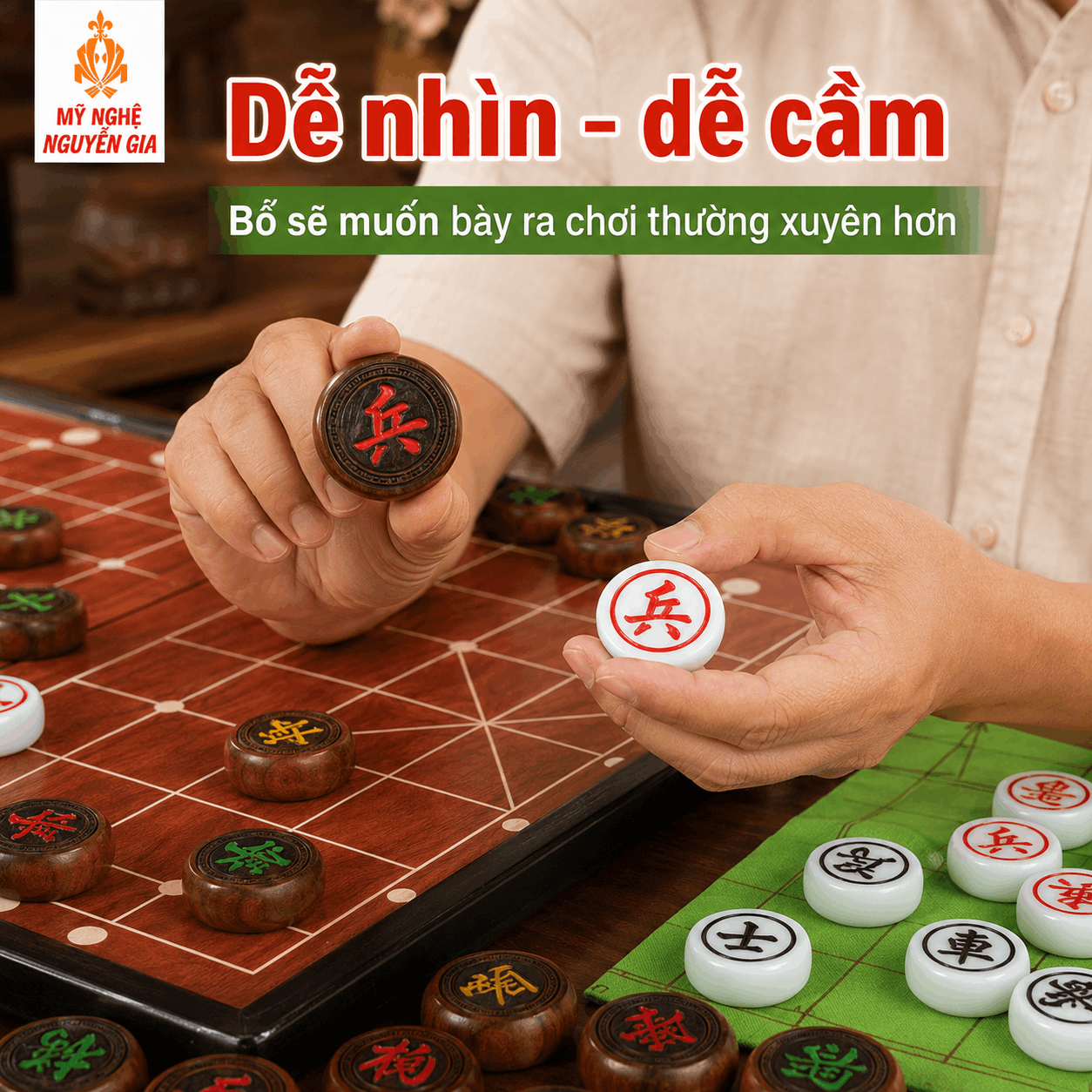 Tặng Bố Bộ Cờ Tướng Sao Cho &Yacute; Nghĩa? Gợi &Yacute; Sau Khi Mua Để M&oacute;n Qu&agrave; Được D&ugrave;ng Nhiều Hơn