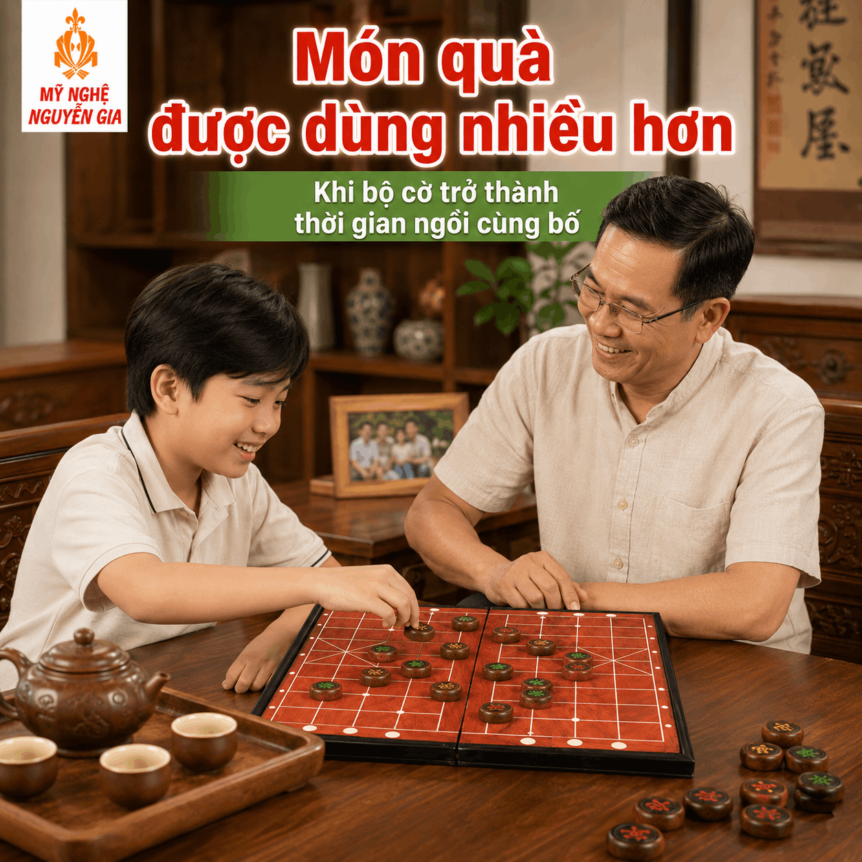Tặng Bố Bộ Cờ Tướng Sao Cho &Yacute; Nghĩa? Gợi &Yacute; Sau Khi Mua Để M&oacute;n Qu&agrave; Được D&ugrave;ng Nhiều Hơn