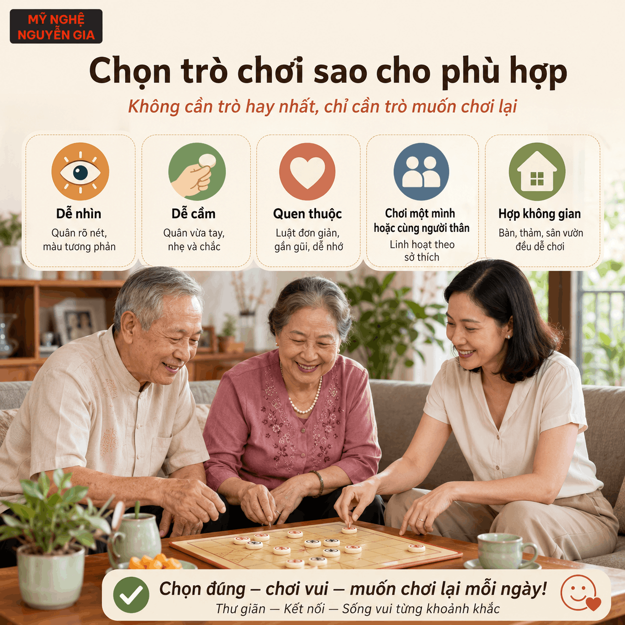 12 Trò Chơi Cho Người Cao Tuổi Dễ Tham Gia, Ít Áp Lực