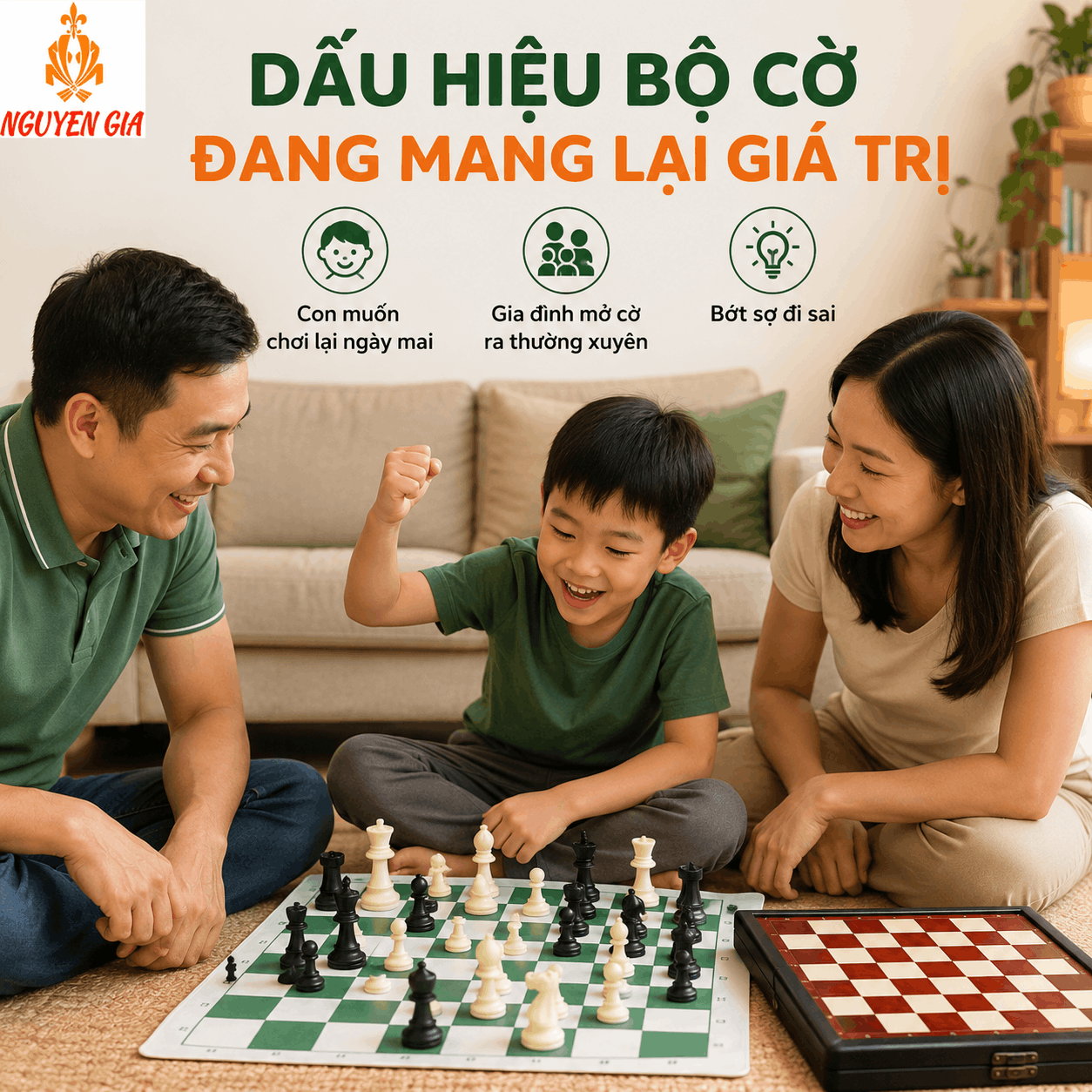 15 phút cùng con: Cách chơi cờ vua nhẹ nhàng cùng trẻ
