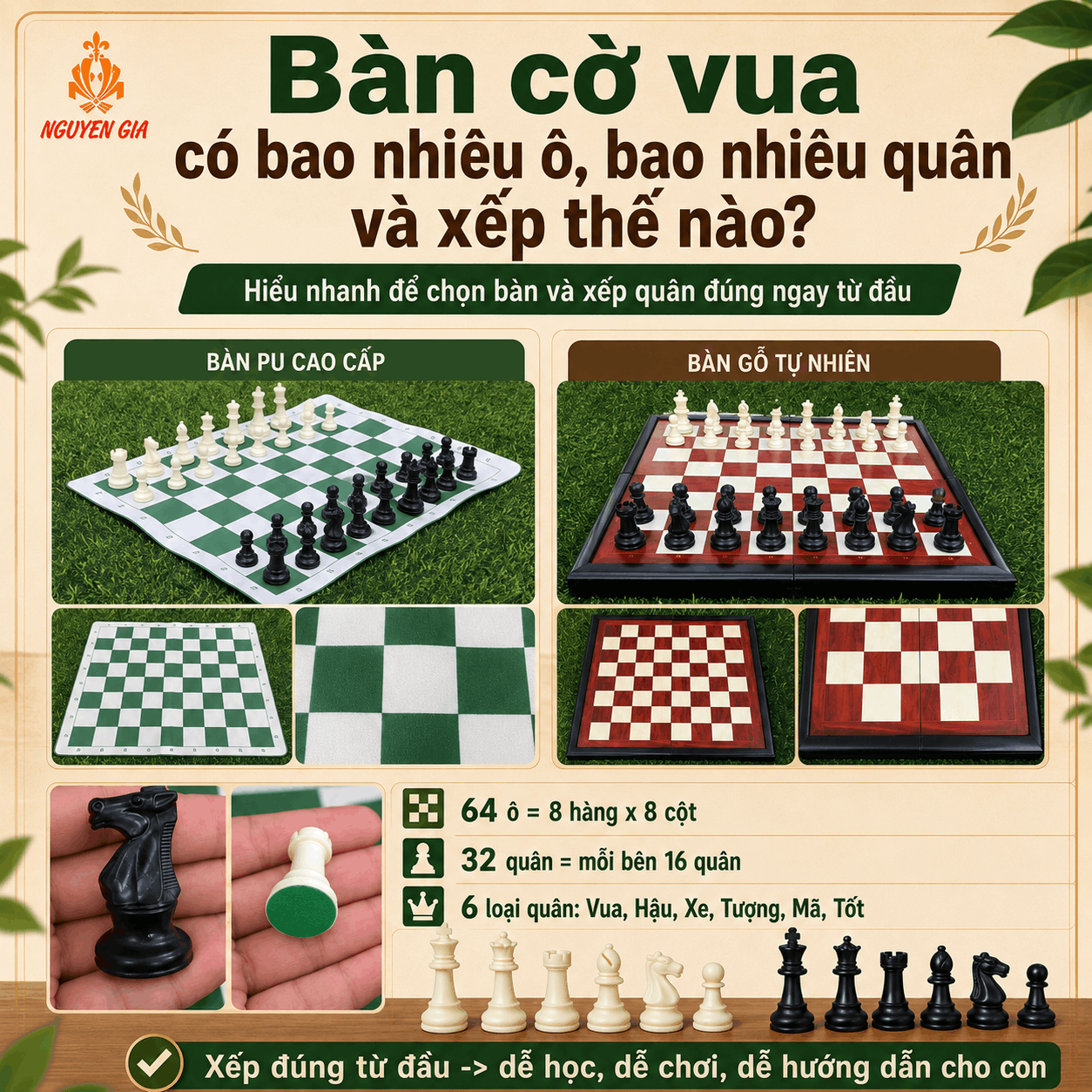 Bàn Cờ Vua Có Bao Nhiêu Ô, Bao Nhiêu Quân? Cách Xếp Chuẩn