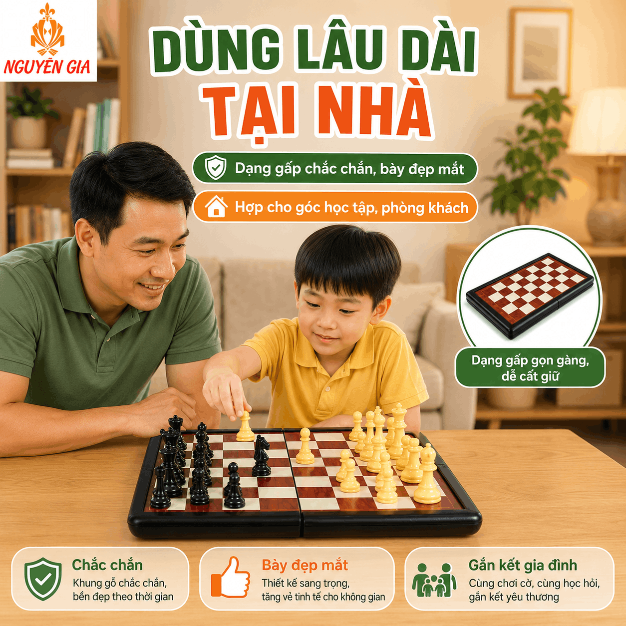 Bộ Cờ Vua Cho Bé Nên Chọn Loại Nào? Chọn Theo Cách Con Dùng