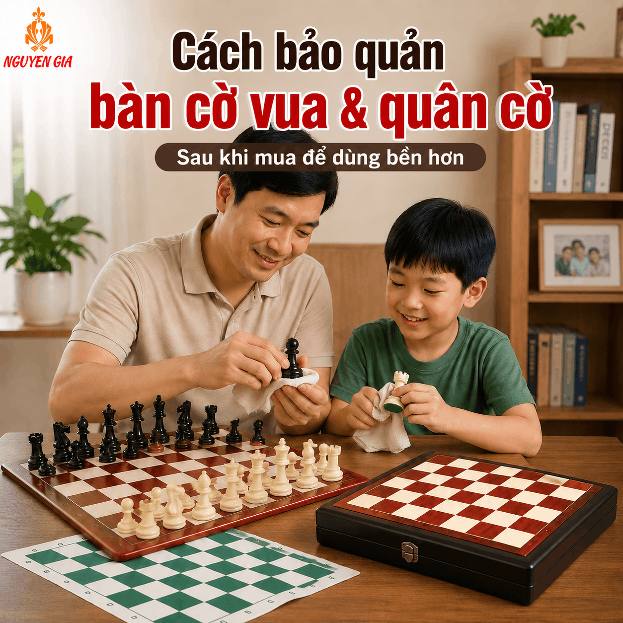 Cách Bảo Quản Bàn Cờ Vua Và Quân Cờ Sau Khi Mua Để Dùng Bền Hơn