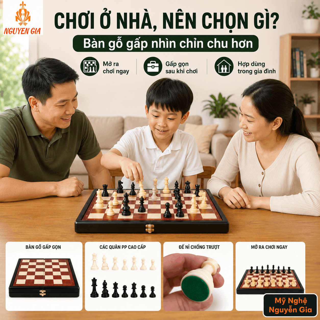 Đã Có Bàn Hoặc Quân Cờ Vua, Chọn Phần Còn Lại Thế Nào Cho Hợp?