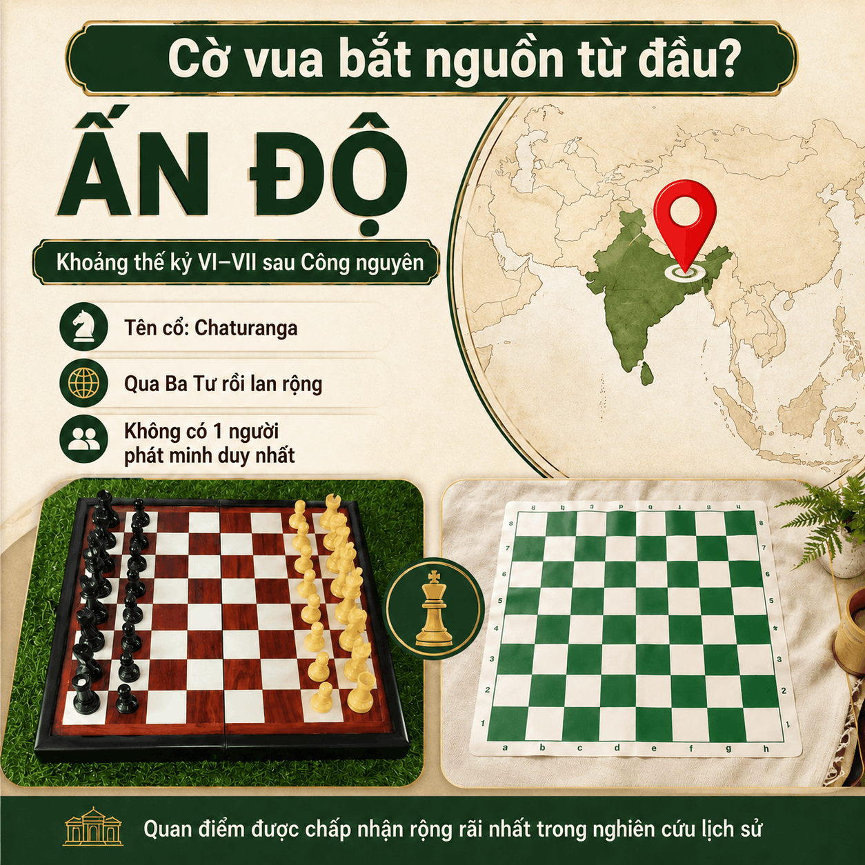 Cờ Vua Bắt Nguồn Từ Đ&acirc;u? Ra Đời Ở Nước N&agrave;o, Ai Tạo Ra?