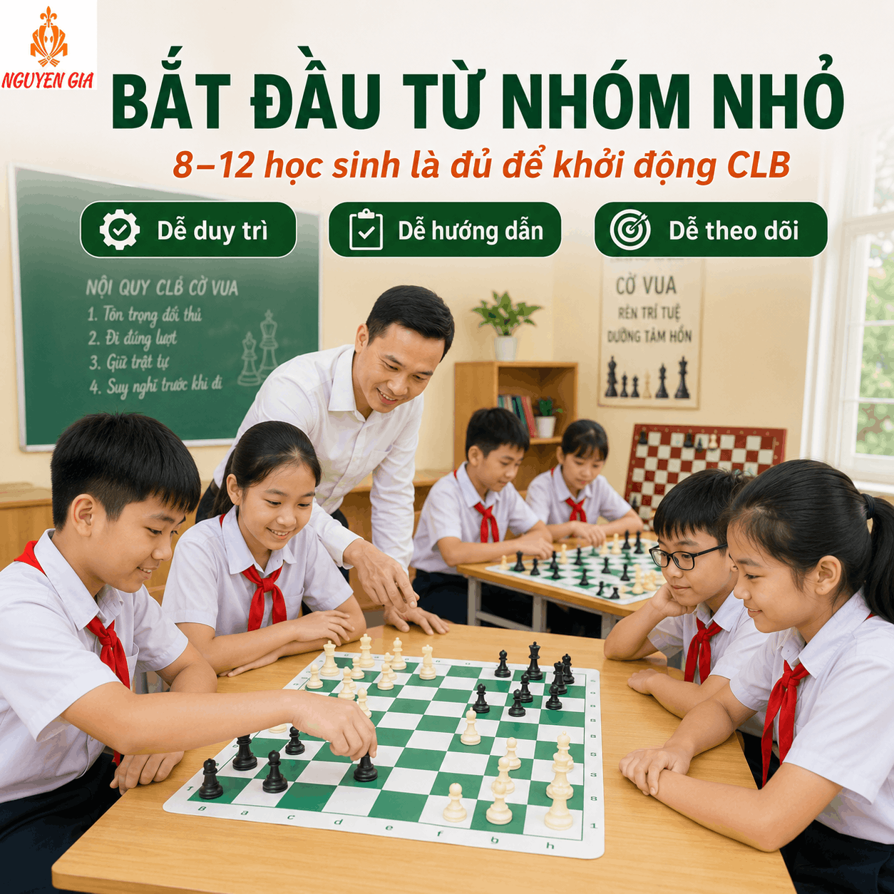 Cờ Vua Học Đường L&agrave; G&igrave;? C&aacute;ch Tổ Chức Cho Trường, Lớp, CLB