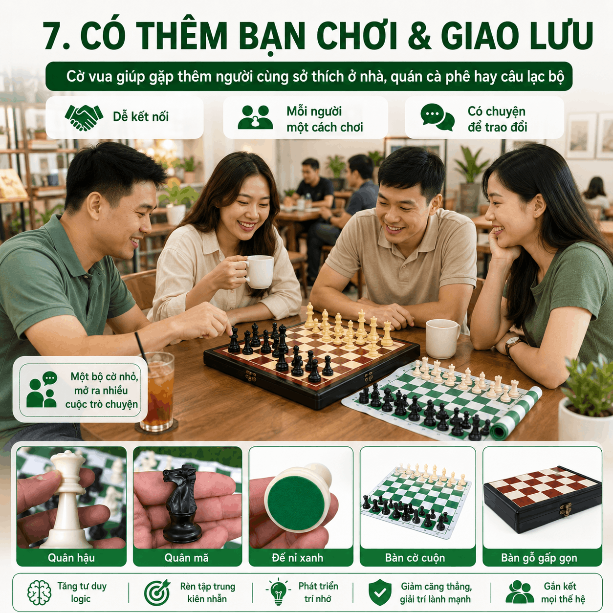 Chơi Cờ Vua Có Tác Dụng Gì? 9 Lợi Ích Thực Tế
