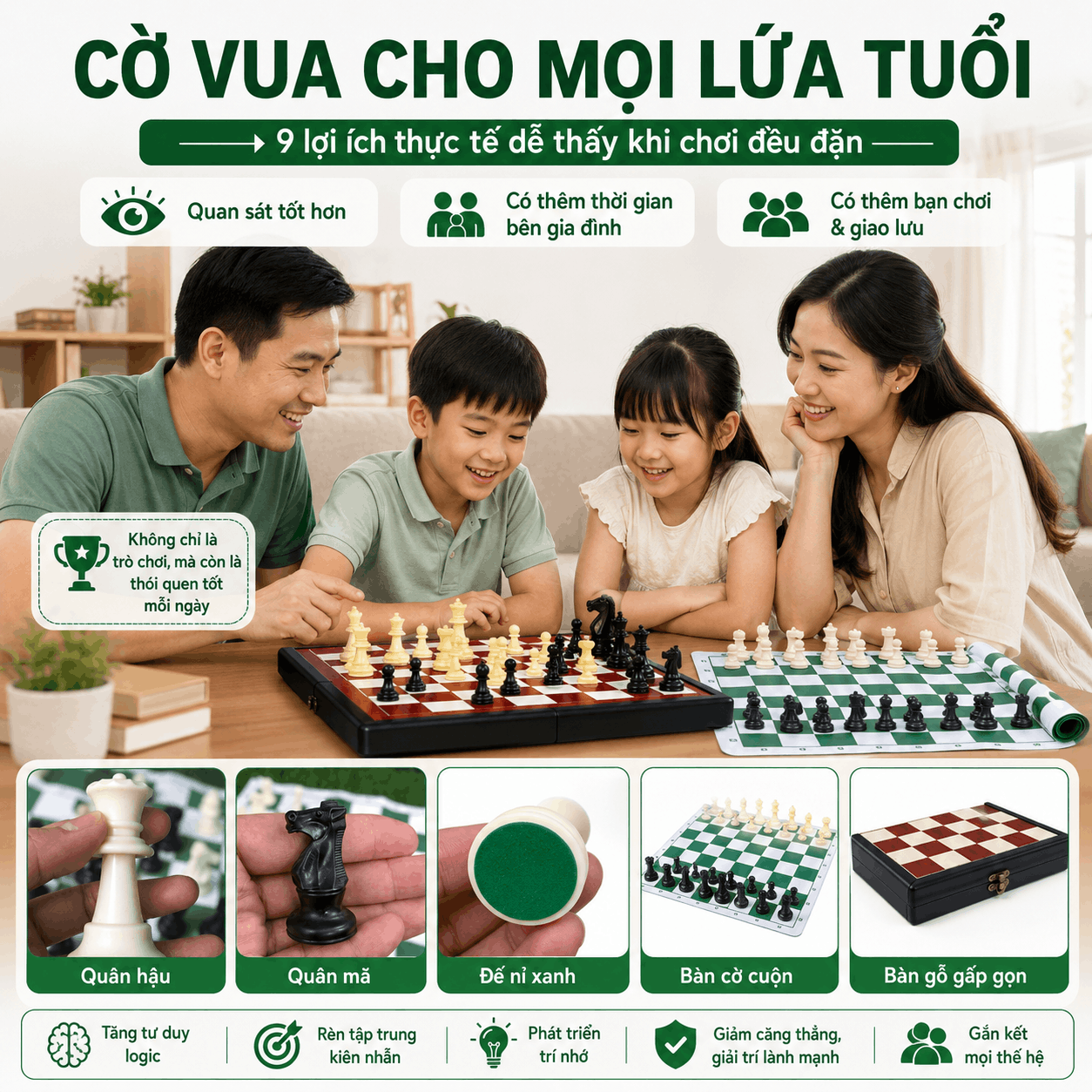 Chơi Cờ Vua Có Tác Dụng Gì? 9 Lợi Ích Thực Tế