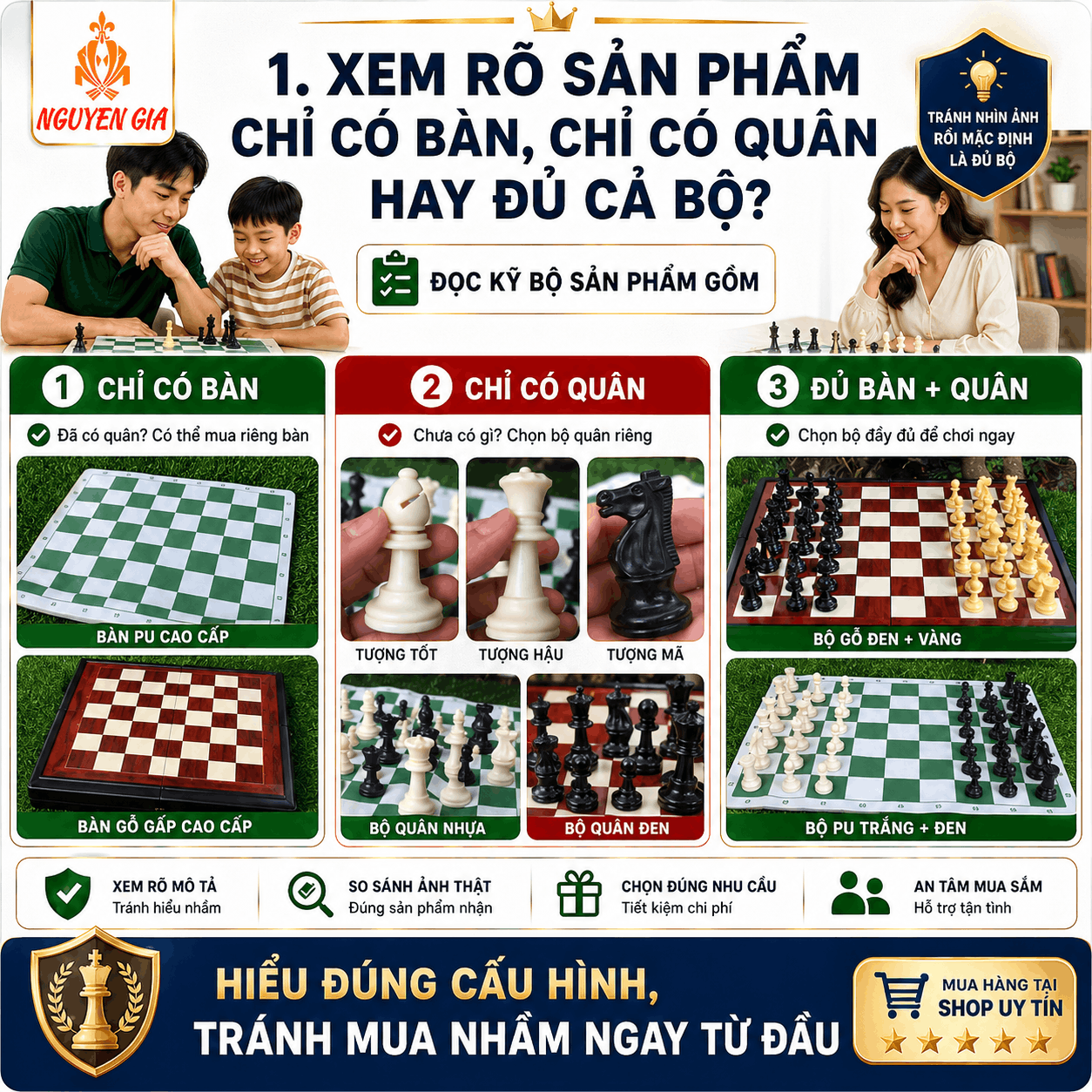 Mua Cờ Vua Ở Đ&acirc;u Uy T&iacute;n? 7 Ti&ecirc;u Ch&iacute; Chọn Nơi B&aacute;n