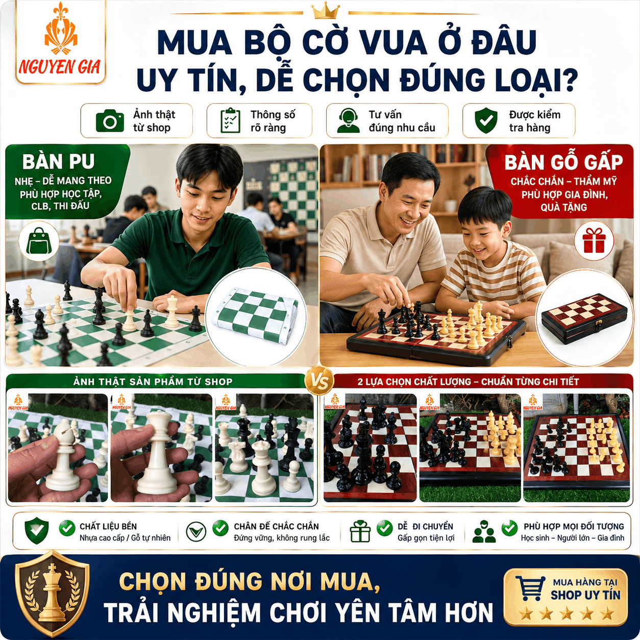 Mua Cờ Vua Ở Đ&acirc;u Uy T&iacute;n? 7 Ti&ecirc;u Ch&iacute; Chọn Nơi B&aacute;n