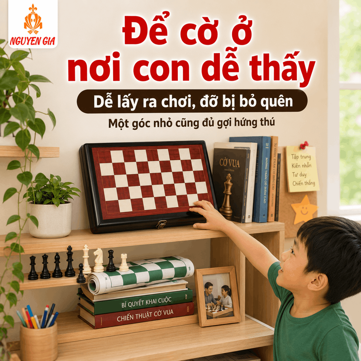Mua Cờ Vua Cho Con Rồi N&ecirc;n Bắt Đầu Thế N&agrave;o Để Con Th&iacute;ch Chơi, Kh&ocirc;ng Bỏ X&oacute;?