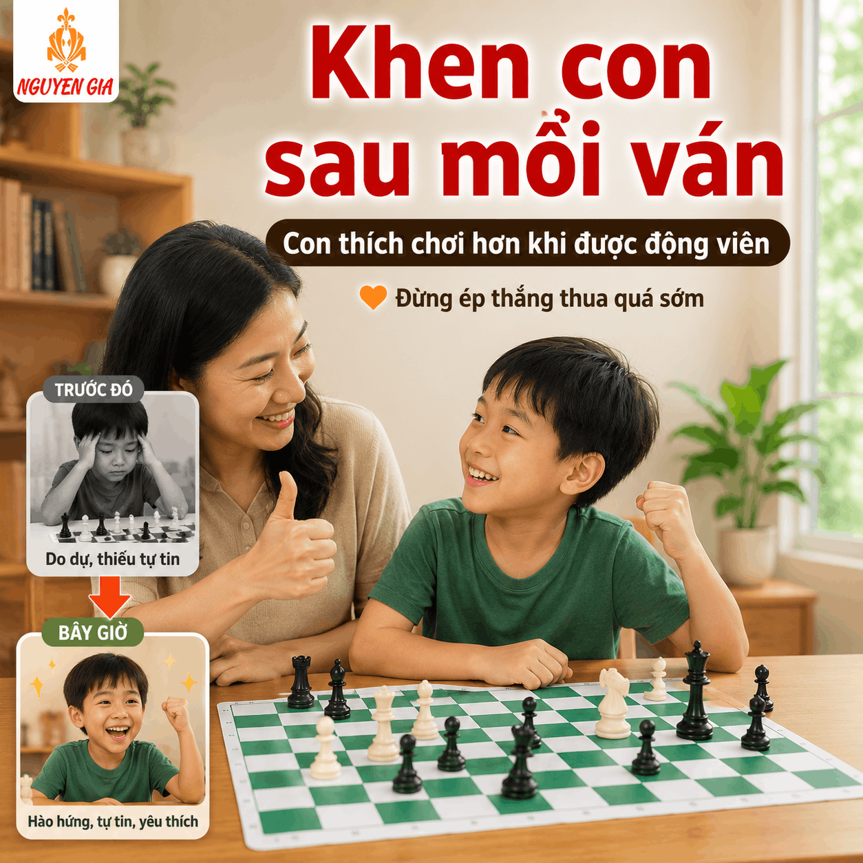 Mua Cờ Vua Cho Con Rồi N&ecirc;n Bắt Đầu Thế N&agrave;o Để Con Th&iacute;ch Chơi, Kh&ocirc;ng Bỏ X&oacute;?