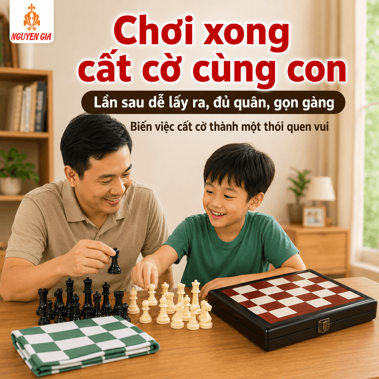 Mua Cờ Vua Cho Con Rồi N&ecirc;n Bắt Đầu Thế N&agrave;o Để Con Th&iacute;ch Chơi, Kh&ocirc;ng Bỏ X&oacute;?